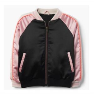 Gymboree Girls pink bomber jacket